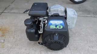 Honda GC160 50 hp 160cc engine  cold start [upl. by Adiel298]