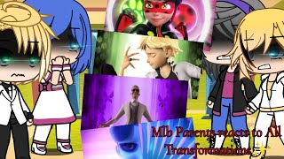 Mlb Parents reacts to All transformations ✨ Miraculous Ladybug💗 Read Description👉 [upl. by Anivla]