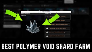 FASTEST POLYMER VOID SHARD FARMS  THE FIRST DESCENDANT [upl. by Bittner23]