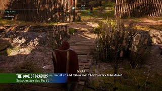 Assassins Creed Valhalla  Sciropescire The Book Of Dragons Part 4 PS4 Pro [upl. by Llenram134]