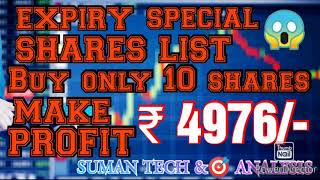 Intraday special shares list for tomorrow  Free Premium tips  07012021 [upl. by Eihs]