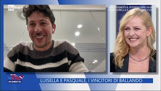 Luisella e Pasquale i vincitori di Ballando  La Vita in diretta  26122022 [upl. by Mungam]