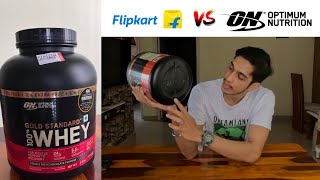 ON Gold Standard Whey Protein 🫙 Flipkart Fake Optimum Nutrition ‼️ [upl. by Schnorr]