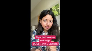 Unseen Passages Tips and Tricks  CBSE Class 10 English  Term 2  Shubham Pathak [upl. by Aivila]