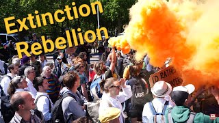 Deel 1💥 Extinction Rebellion💥 Demonstratie Waterkanon Politie Utrechtsebaan A12 [upl. by Kcirdec]