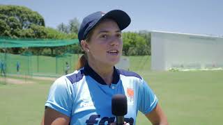 Nadine de Klerk Proteas Women national training camp January 2019 [upl. by Yanetruoc647]