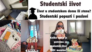 Studentski život  Studentski dom ili stan  Menza  Da li je 100€ mesecno dovoljno studentu [upl. by Erinn]