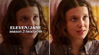 elevenjane hopper stranger things season 3  twixtor scenepack [upl. by Alimaj]