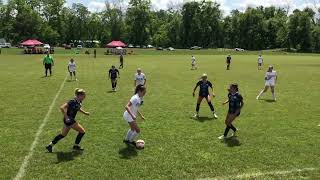 PDA ECNL 07 vs Wilmington Hammerheadsblack at PDA Showcase Tournament [upl. by Hulen577]