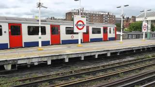 District Line Trains  Putney Bridge 12062012 [upl. by Dnomso]