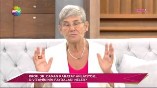 Prof Dr Canan Karatay D vitaminin faydalarını anlatıyor [upl. by Nerraf386]