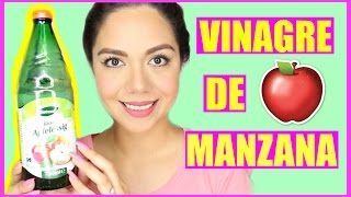 USOS DEL VINAGRE DE MANZANA  ACNÉ BAJAR DE PESO CABELLO QUEMADURAS  MARIEBELLECOSMETICS [upl. by Atronna]