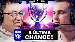 RESUMO WORLDS QUEM PERDER TÁ FORA DO MUNDIAL  FNC x WBG  TL x GAM [upl. by Chalmers]