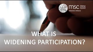 What is widening participation to medicine [upl. by Kcirtemed]