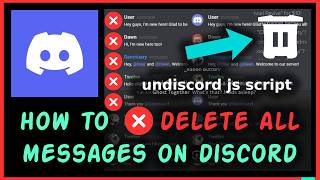 How To Delete All Messages On Discord  2025 [upl. by Aratnahs753]