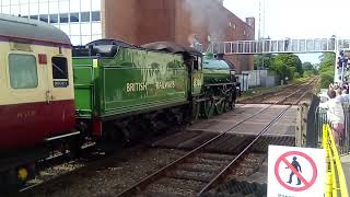 61306 mayflower and D1935 leaving Paignton 3rd august 2024 [upl. by Roberts]