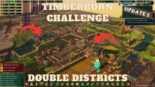 The Double District Challenge Is Over In Timberborn [upl. by Aerdnu]