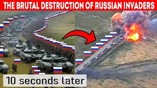 Ukraine ARMY Destroys a Huge russian CONVOY with precise hits The Best Moments [upl. by Naomi]