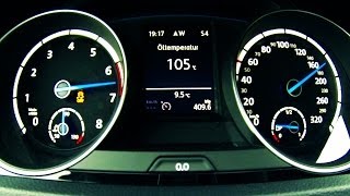 VW GOLF 7 R Acceleration 0230 kmh Beschleunigung Autobahn Full Throttle 4 Motion TFSI DSG [upl. by Lugo]