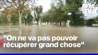 Inondations les habitants découvrent les dégâts et craignent de nouvelles pluies [upl. by Vernon37]