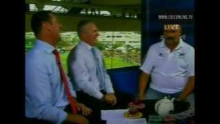 Merv Hughes Javed Miandad Sledge Fat Bus Driver Ticket Please Video  Cricket Online TVflv [upl. by Melvena14]