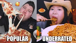 POPULAR VS UNDERRATED MUKBANGERS compilation [upl. by Araet]