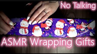 ASMR  Wrapping Christmas Gifts NO Talking [upl. by Zephan]