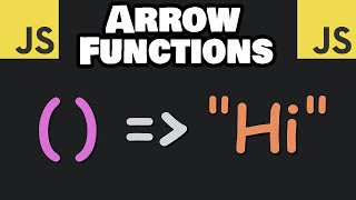 Learn JavaScript ARROW FUNCTIONS in 8 minutes 🎯 [upl. by Lyssa]