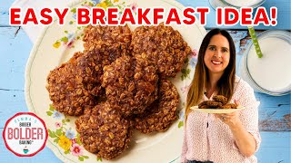 Healthy Cookies for Breakfast  1Bowl Breakfast Cookies Recipe [upl. by Dranek]