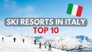 Top 10 Skiing Destinations in Italy  202223 [upl. by Bulley]