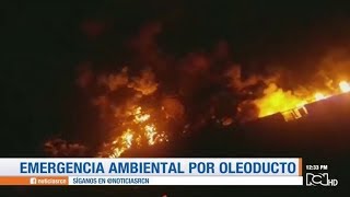 Grave daño ambiental por ataque a Oleoducto Trasandino en Nariño [upl. by Orest911]