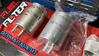 Mercedes W210 Fuel Filter Replacement [upl. by Angid]