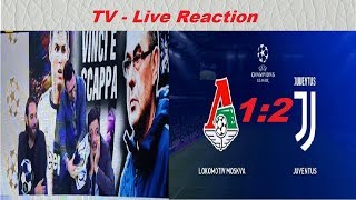 Lokomotiv Mosca  Juventus 12  TV Live Reaction [upl. by Iluj]