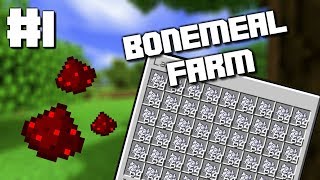 Hoe maak je een automatische bonemeal farm  Minecraft Redstone 1  NL [upl. by Inahc]