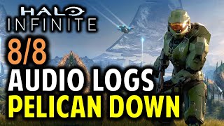 Pelican Down All Audio Logs Locations  Halo Infinite Collectibles Guide [upl. by Oirottiv123]