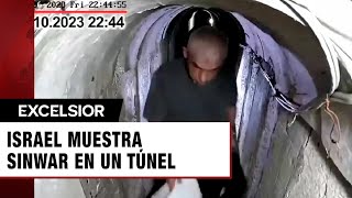 Israel muestra al líder de Hamás en un túnel antes del ataque del 7 de octubre [upl. by Dirgni]