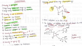 Topic 12 Aminoglycosides Antibiotic Part 01  Classification amp SAR of Aminoglycoside Antibiotics [upl. by Akirrehs]