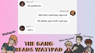 The gang reads wattpad part 1  audio is not mine   SBG texts [upl. by Colbye]