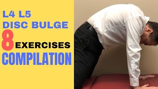 8 Best Exercise For L4 L5 Disc Bulge Exercises COMPILATION VIDEO by Dr Walter Salubro [upl. by Einahets599]