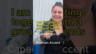 Canadian accent vs Nigerian accent Thanksgiving canadianNigerian [upl. by Lrak442]