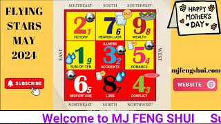 MAY 2024 FLYING STAR FENG SHUI READING [upl. by Suraved]