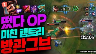 14시즌 새로운 템트리로 OP마크 박힌 방관 탑그브 미친 템트리로 2대1 해버리고 깝죽이 커투 종탁이 [upl. by Banebrudge]