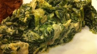 Creamed Spinach Recipe [upl. by Raskind495]