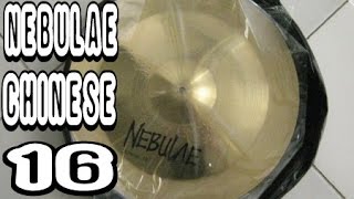 Cymbal NEBULAE chinese 16 REVIEW [upl. by Bortz]