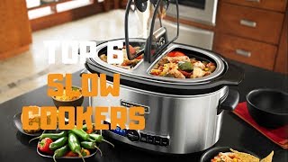 Best Slow Cooker in 2019  Top 6 Slow Cookers Review [upl. by Anoid]