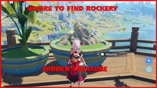 Where to Find Secret Rockery Treasure in Genshin Impact [upl. by Pyszka]