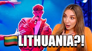 Silvester Belt  quotLuktelkquot REACTION  LITHUANIA EUROVISION 2024 [upl. by Adiarf]