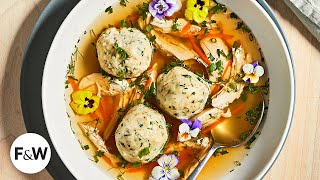 The Perfect Matzo Ball Soup for Passover and Spring  Food amp Wine Cooks [upl. by Oconnor444]