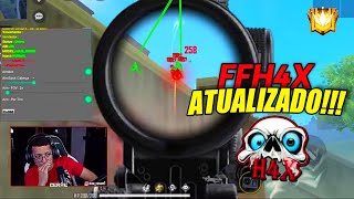 ATUALIZADO 😱FFH4X MOD MENU INJECTOR PARA A NOVA ATUALIZAÇÃO NO FREE FIRE ANTI BAN GRÁTIS 😱 [upl. by Stulin]