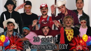 10 Costumi di CARNEVALE dell’ Ultimo Minuto  DIY [upl. by Williams448]